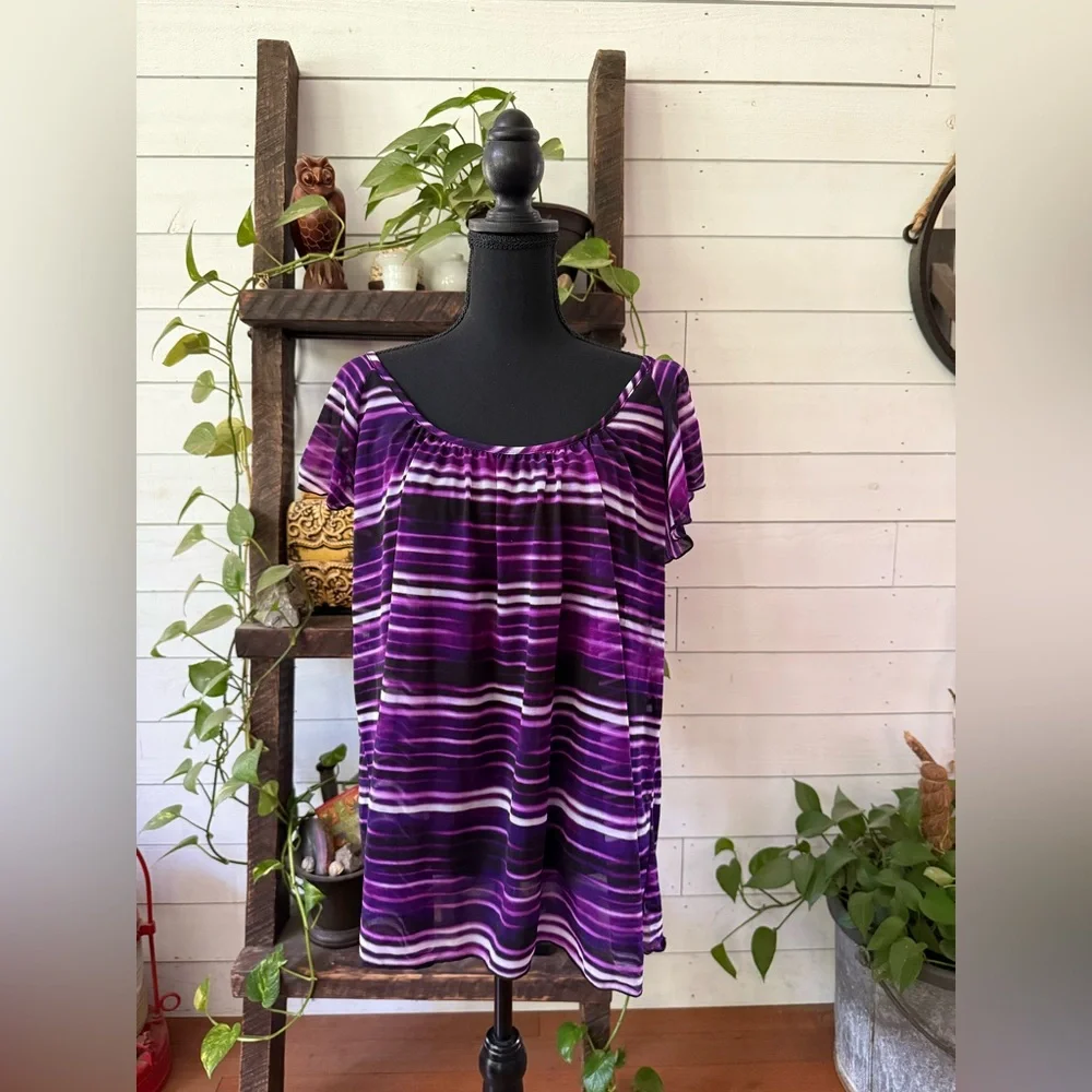 Worthington brushed purple